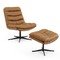 Medal lederen lounge chair (met hoge rug) - 4